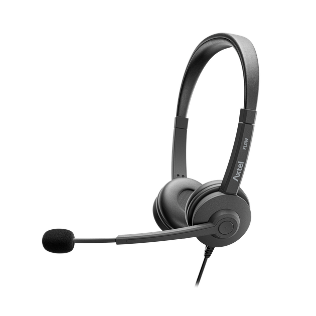 Гарнітура дротова Axtel Flow USB-C/USB-A B2C stereo headset - Фото 1 Гарнітура дротова Axtel Flow USB-C/USB-A B2C stereo headset - изображение 1