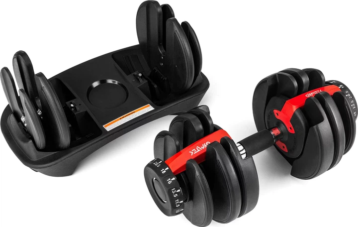 Гантель регульована Gymtek G-66688 2,5-24 кг Чорна (5907766666882) - зображення 6