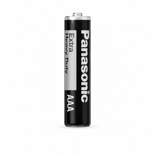 Батарейки AAA Panasonic Extra Heavy Duty R03 1.5V Carbon Zinc упаковка 2 шт (R03PT/2B) - изображение 3