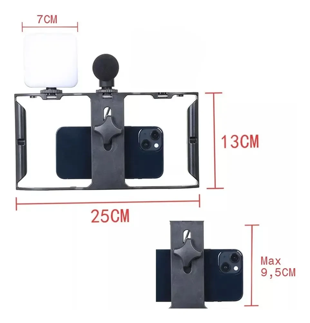 Комплект для влогинга VIDEO - MAKING KIT AY49X для смартфона с переходником type-c - изображение 2