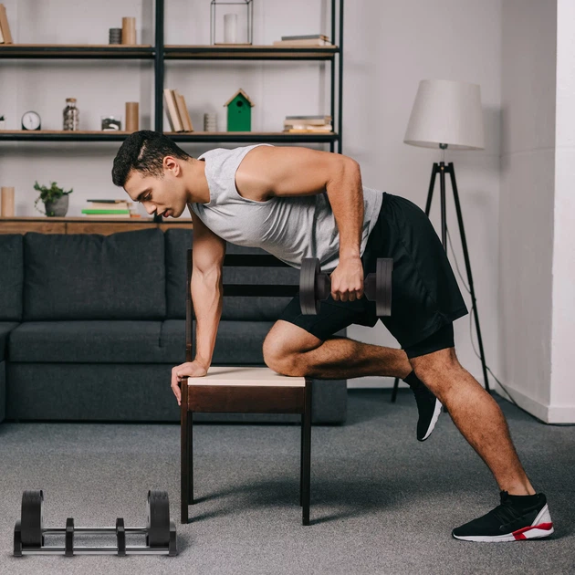Гантель регульована Gymtek G-42790 2-32 кг Чорна (5905884427903) - зображення 15