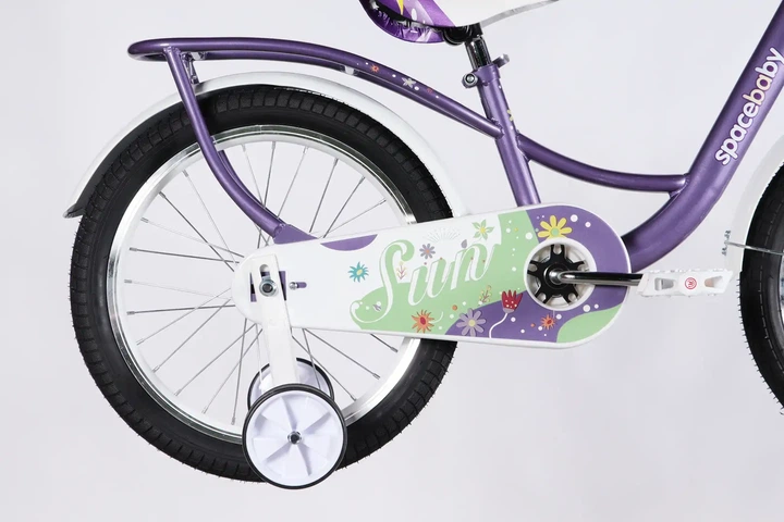 Детский велосипед ST 18" Space Kid Sun BH 2026 для девочки фиолетовый (OPS-SK-18-060) - изображение 5