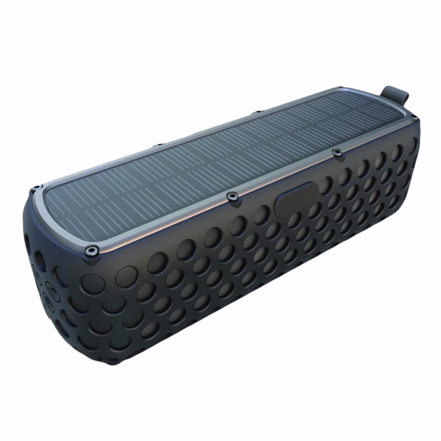 Портативная Bluetooth колонка ABFOCE ES-T60 10W с солнечной зарядкой и фонарем - Фото 2 Портативная Bluetooth колонка ABFOCE ES-T60 10W с солнечной зарядкой и фонарем - изображение 2