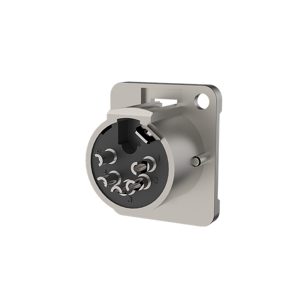 Роз'єм Roxtone RX5MD-NT 5-pin XLR male (папа) - Фото 3 Роз'єм Roxtone RX5MD-NT 5-pin XLR male (папа) - зображення 3