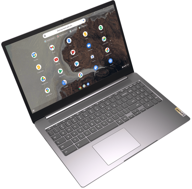 Сенсорный ноутбук 15.6" Lenovo IdeaPad 3 Chrome (15IJL6) Intel Celeron N4500 RAM 8GB eMMC 128GB 10час батарея Chrome OS (UKR) (102202199) - Уценка - изображение 5