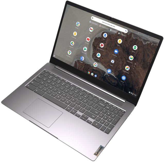 Сенсорный ноутбук 15.6" Lenovo IdeaPad 3 Chrome (15IJL6) Intel Celeron N4500 RAM 8GB eMMC 128GB 10час батарея Chrome OS (UKR) (102202199) - Уценка - изображение 6