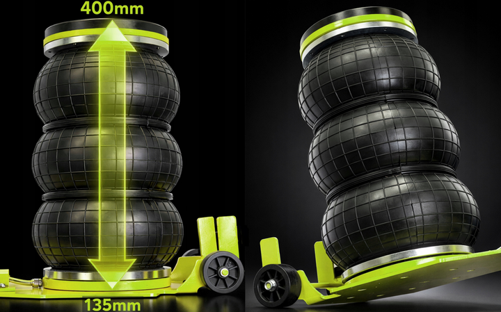 Пневмодомкрат 3,5т 135-400мм Toolme - изображение 6