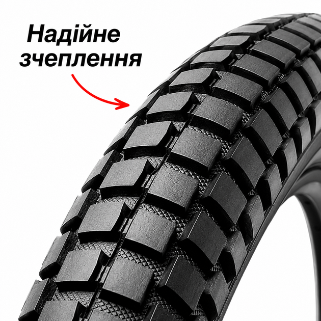 Комплект покрышка Deli Tire 26×2.00 (Индонезия) + камера Grey's 26×1.95–2.125 AV 48 мм для горного велосипеда MTB - Фото 6 Комплект покрышка Deli Tire 26×2.00 (Индонезия) + камера Grey's 26×1.95–2.125 AV 48 мм для горного велосипеда MTB - изображение 6