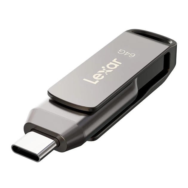 Флеш-накопитель Lexar Dual Type-C/Type-A USB 3.1 64GB (LJDD400064G-BNQNG) - Фото 6 Флеш-накопитель Lexar Dual Type-C/Type-A USB 3.1 64GB (LJDD400064G-BNQNG) - изображение 6