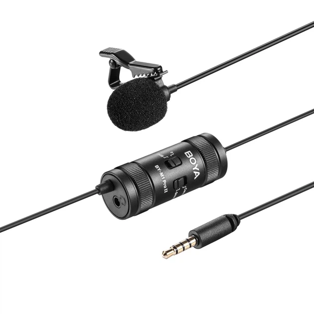 Микрофон петличный BOYA BY-M1 Pro II проводной (6974700652484) - изображение 4
