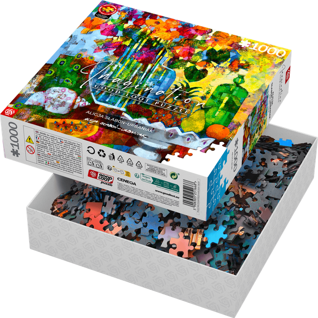 Puzzle GOOD LOOT Imagination Puzzle: Alicja Słaboń-Urbaniak Jesienny Stół 1000 elementów (5908305251668) - obraz 4