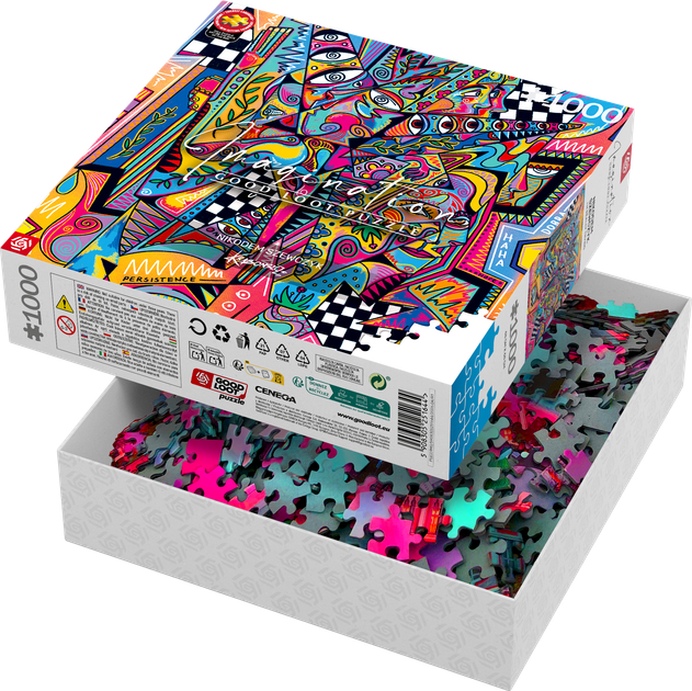 Puzzle GOOD LOOT Imagination Puzzle: Nikodem Szewczyk Krabonszcz Naprawdę się staram 1000 elementów (5908305251644) - obraz 4