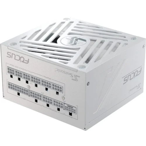 Блок живлення 1000 Вт, Seasonic Focus GX ATX 3.1, White, модульний, 80+ Gold, Active PFC, 13.5 см FDB, 3xMolex / 8xSATA / 2xSATA 3.3V / 1x16-pin / 3x6+2-pin / 2x4+4-pin / 20+4-pin, захист OPP/OVP/UVP/OCP/OTP/SCP (FOCUS-GX-1000-ATX31-WHITE) - зображення 4