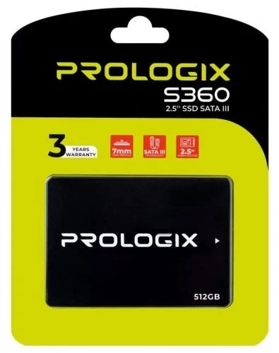 Твердотільний накопичувач SSD 512Gb, ProLogix S360, SATA3, 2.5', 3D TLC, 530/510 МБ/с (PRO512GS360) - изображение 3