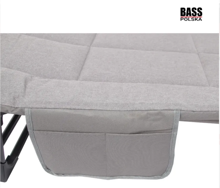 Кровать раскладная туристическая 200х64х30 см Bass Polska BH 31008 усиленная конструкция до165 кг - изображение 5