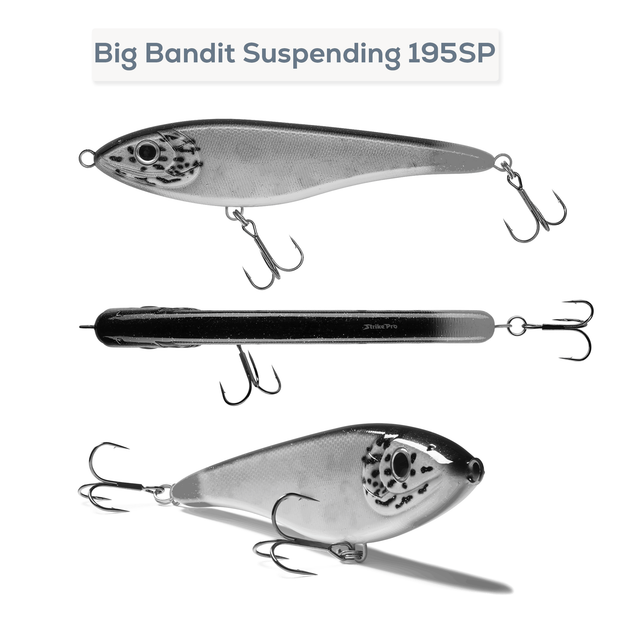 Воблер Strike Pro Big Bandit Suspending 195SP 90г C625F - изображение 2