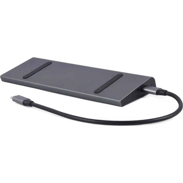 Порт-реплікатор CABLEXPERT 9-in-1 USB-C to HDMI/VGA/USB3.1/PD/LAN/AUX (A-CM-COMBO9-02) - изображение 3