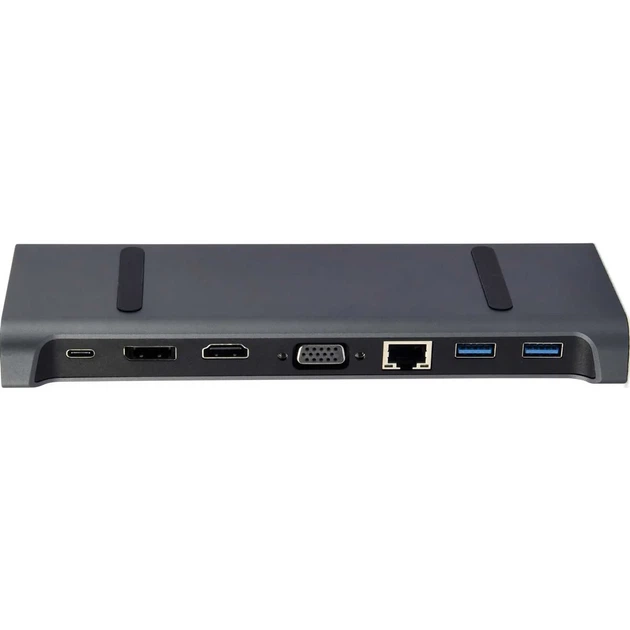Порт-реплікатор CABLEXPERT 9-in-1 USB-C to HDMI/VGA/USB3.1/PD/LAN/AUX (A-CM-COMBO9-02) - изображение 4