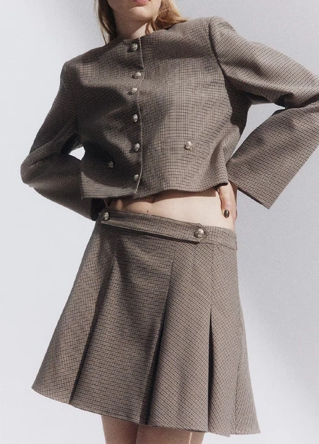Спідниця H&M 17471 XL Бежевий (1238) - Фото 1 Спідниця H&M 17471 XL Бежевий (1238) - изображение 1