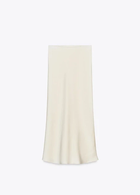 Спідниця Zara 17744 XL Світлий бежевий (3782) - Фото 2 Спідниця Zara 17744 XL Світлий бежевий (3782) - изображение 2