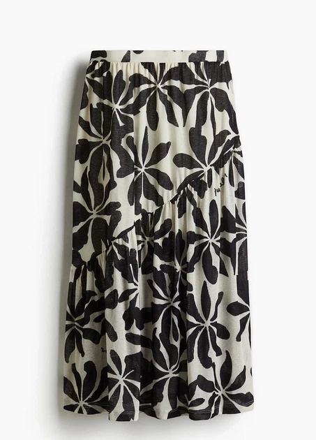 Спідниця H&M 17616 XXL Чорний з білим (1284) - Фото 1 Спідниця H&M 17616 XXL Чорний з білим (1284) - изображение 1