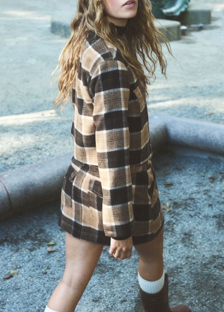 Спідниця H&M 17586 44 Темний коричневий (1270) - Фото 2 Спідниця H&M 17586 44 Темний коричневий (1270) - изображение 2
