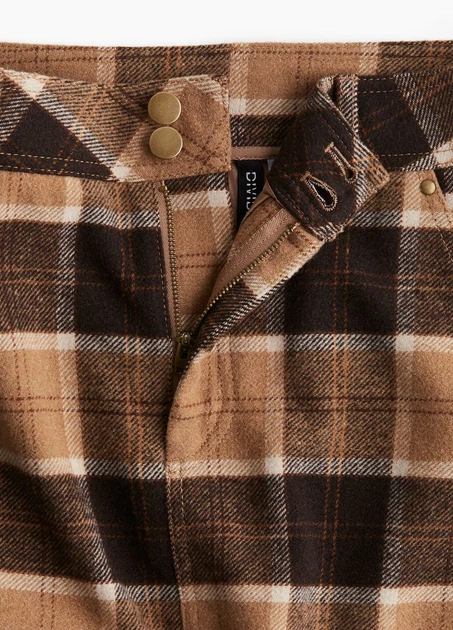 Спідниця H&M 17586 44 Темний коричневий (1270) - Фото 4 Спідниця H&M 17586 44 Темний коричневий (1270) - изображение 4