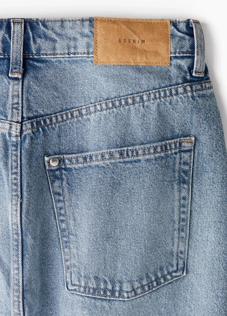 Спідниця H&M 17323 XL Синій (1221) - Фото 4 Спідниця H&M 17323 XL Синій (1221) - изображение 4