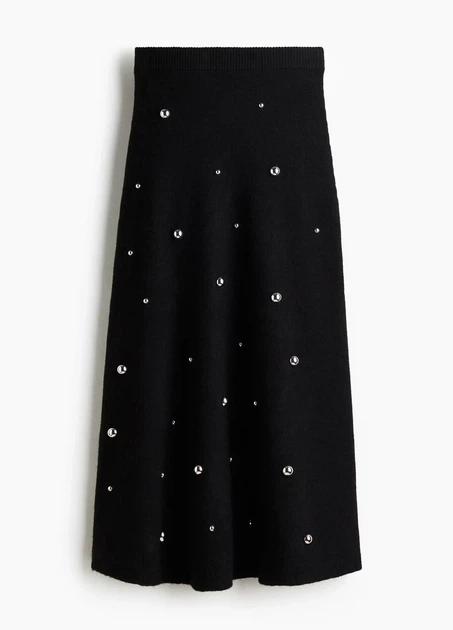 Спідниця H&M 17715 M Чорний (1315) - изображение 3