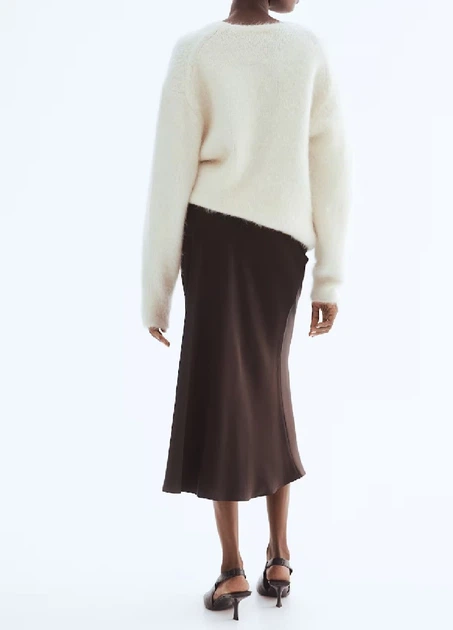 Спідниця H&M 17522 XXL Темний коричневий (1246) - Фото 2 Спідниця H&M 17522 XXL Темний коричневий (1246) - изображение 2