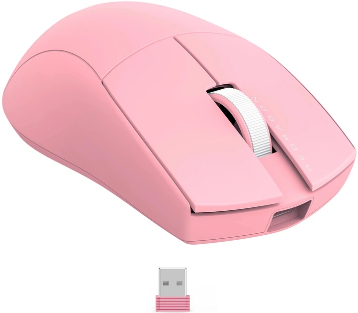 Mysz Redragon K1NG M916P-LIT-1K Różowa (6950376730572) - obraz 3