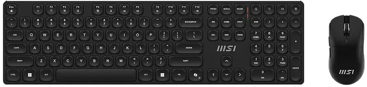 Комплект беспроводной MSI FORGE K210 Wireless Combo USB Black (FORGE K210 W COMBO) - Фото 1 Комплект беспроводной MSI FORGE K210 Wireless Combo USB Black (FORGE K210 W COMBO) - изображение 1