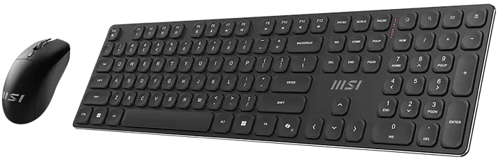 Комплект беспроводной MSI FORGE K210 Wireless Combo USB Black (FORGE K210 W COMBO) - Фото 4 Комплект беспроводной MSI FORGE K210 Wireless Combo USB Black (FORGE K210 W COMBO) - изображение 4