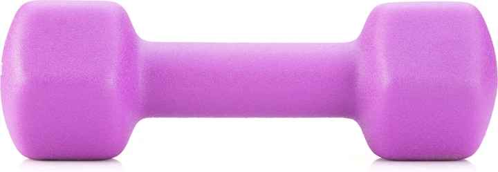 Zestaw hantli neoprenowych Gymtek Hex G-42598 2 x 3 kg Fioletowy (5905884425985) - obraz 4