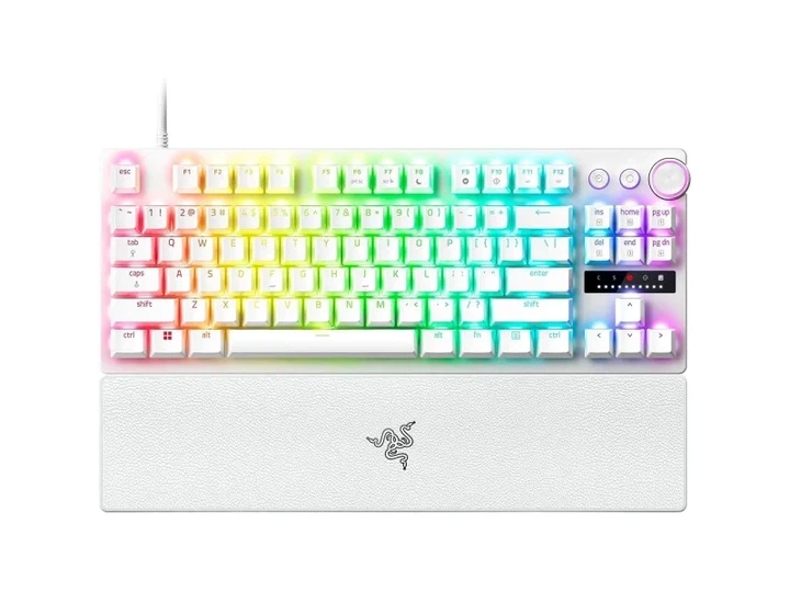 Клавіатура Razer Huntsman V3 Pro TKL White US - Фото 1 Клавіатура Razer Huntsman V3 Pro TKL White US - зображення 1