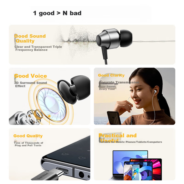 Наушники Philips TAE1120 White - Фото 2 Наушники Philips TAE1120 White - изображение 2