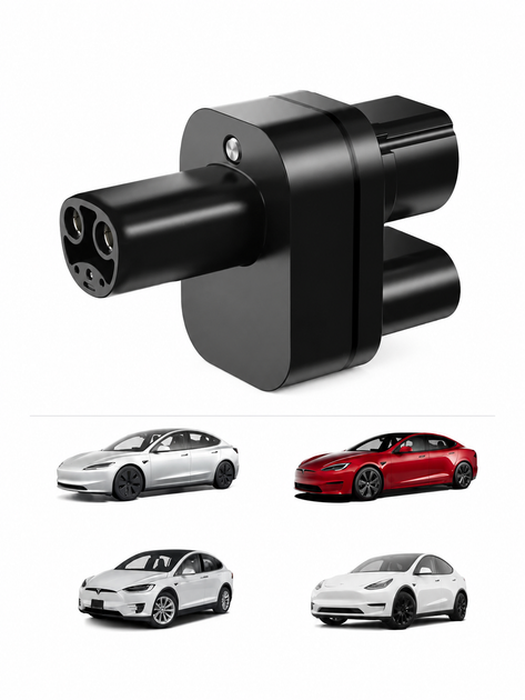 Адаптер-перехідник Feyree CCS2/Type 2 – Tesla NACS AC/DC 250 А до 250 кВт для Model 3/S/X/Y - зображення 3