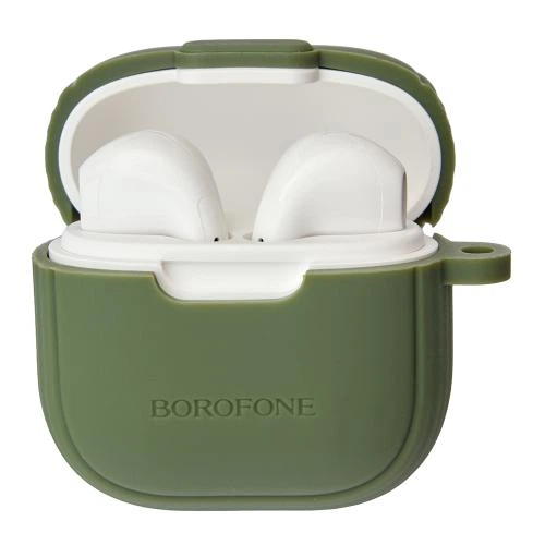Наушники беспроводные TWS BOROFONE BW29 Forest green, bluetooth 5.3 - изображение 7