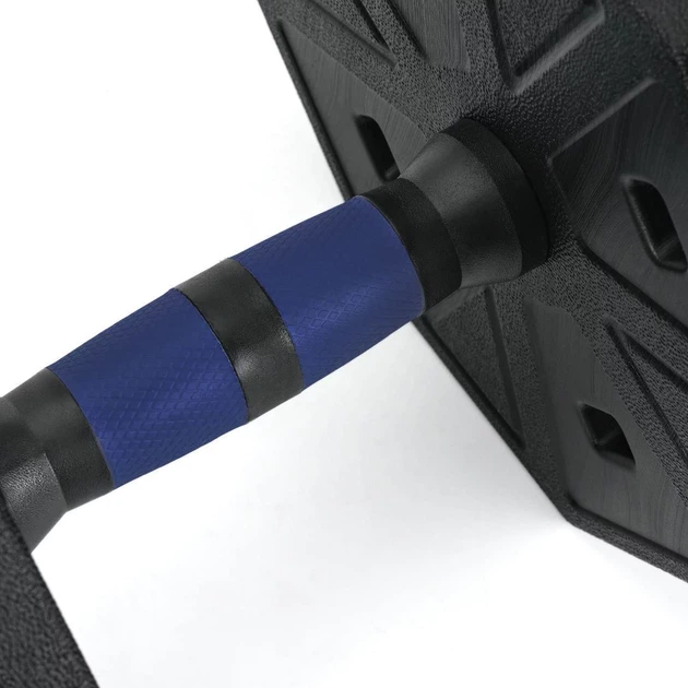 Zestaw hantli regulowanych 2 x 10 kg ze sztangą Gymtek G-66603 Granatowo-czarny (5907766666035) - obraz 4