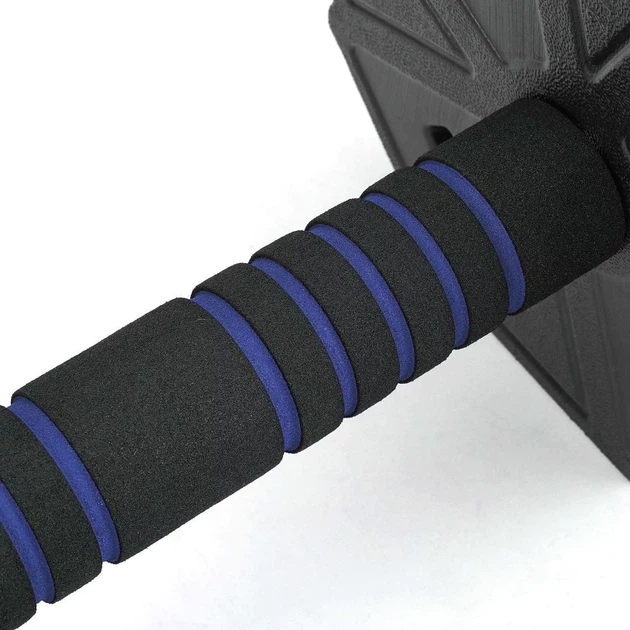 Zestaw hantli regulowanych 2 x 10 kg ze sztangą Gymtek G-66603 Granatowo-czarny (5907766666035) - obraz 5
