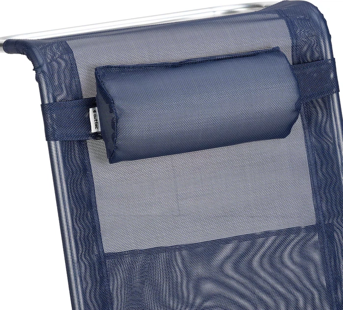 Пляжне крісло Outtec 2 в 1 з функцією шезлонга Sun Flex Темно-синє 198281 (5905884424131) - зображення 11