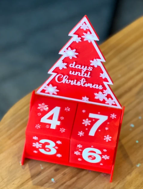 Календар для відліку днів до Різдва з кубиками Days until Christmas. Aivory - изображение 2