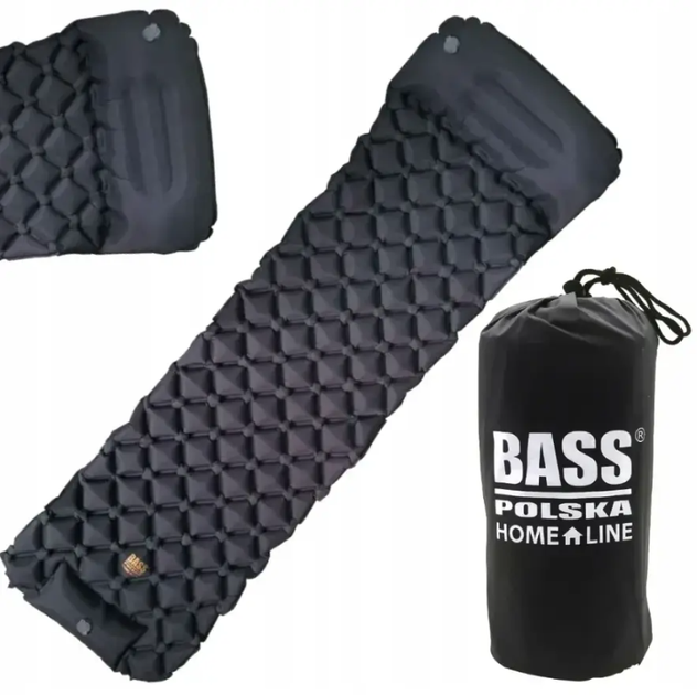 Туристичний надувний каремат Bass Polska BH 41965 190х58 см - зображення 2