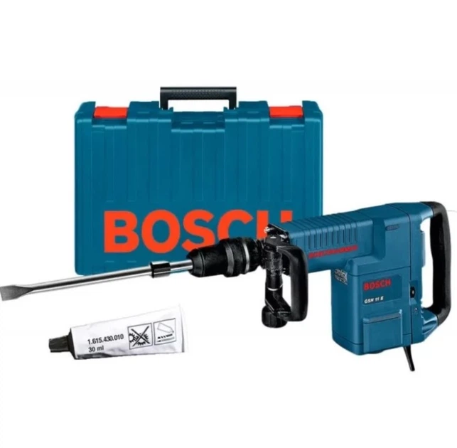 Электрический Отбойный молоток Bosch GSH 11 E Professional (1500 Вт, 16.8 Дж, SDS-Max) + кейс и зубило (20135) - изображение 2