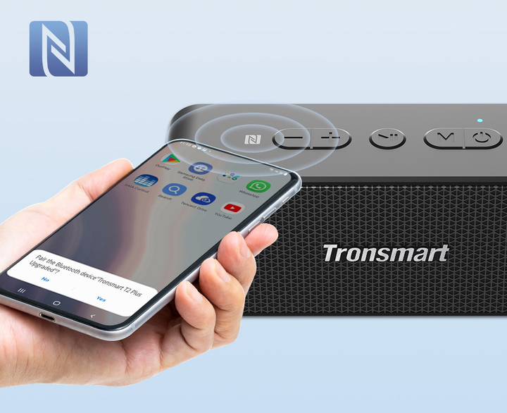 Бездротова портативна акустика Tronsmart T2 Plus Upgraded (109754) чорна - зображення 8