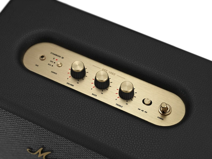 Акустика бездротова — портативна Marshall Loudspeaker Stanmore III (1006010) чорна - зображення 4