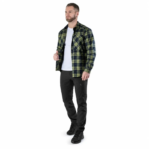 Сорочка Camotec "Буревій" Lime Green/Navy, L - зображення 2