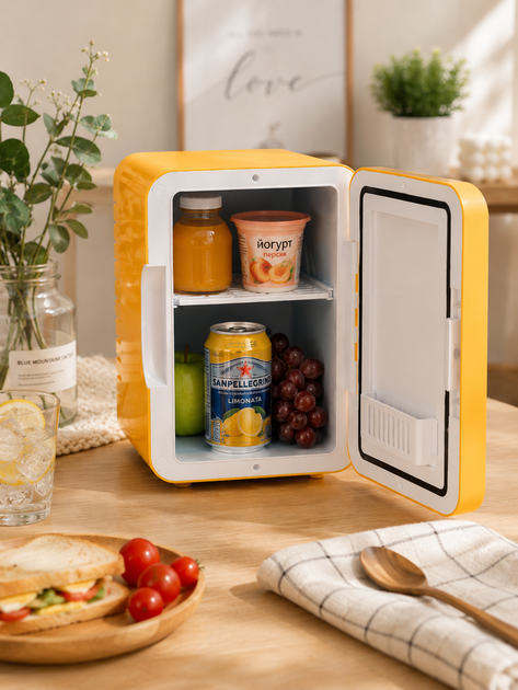 Автохолодильник 5 л Car Refrigerator портативный 12V 220V легкий - изображение 4