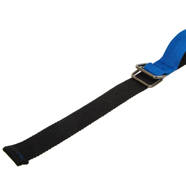 Лента стропа с петлями для растяжки Stretch Strap с дверным якорем Record Pro (14 петель, полиэстер, размер 280х3,7см, черный-синий) (FI-6907) - Фото 6 Лента стропа с петлями для растяжки Stretch Strap с дверным якорем Record Pro (14 петель, полиэстер, размер 280х3,7см, черный-синий) (FI-6907) - изображение 6