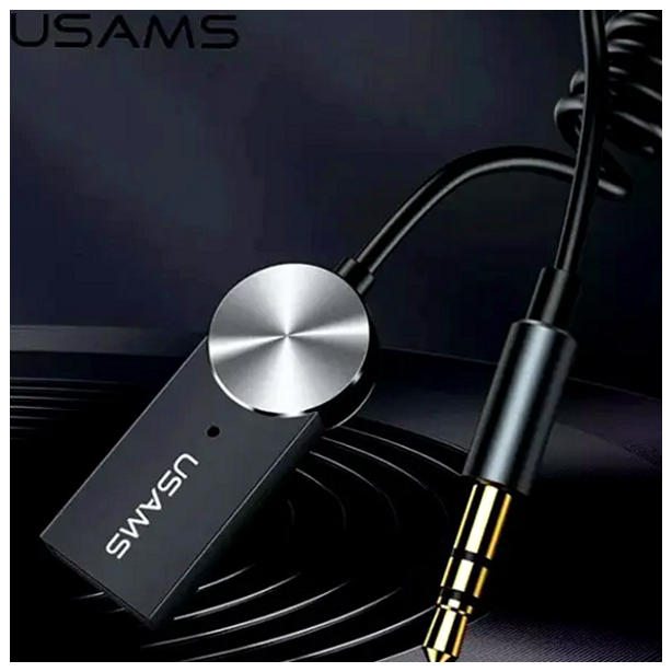 Bluetooth ресивер Usams SJ464 для автомобіля бездротовий аудіоприймач із мікрофоном для музики та дзвінків - зображення 4